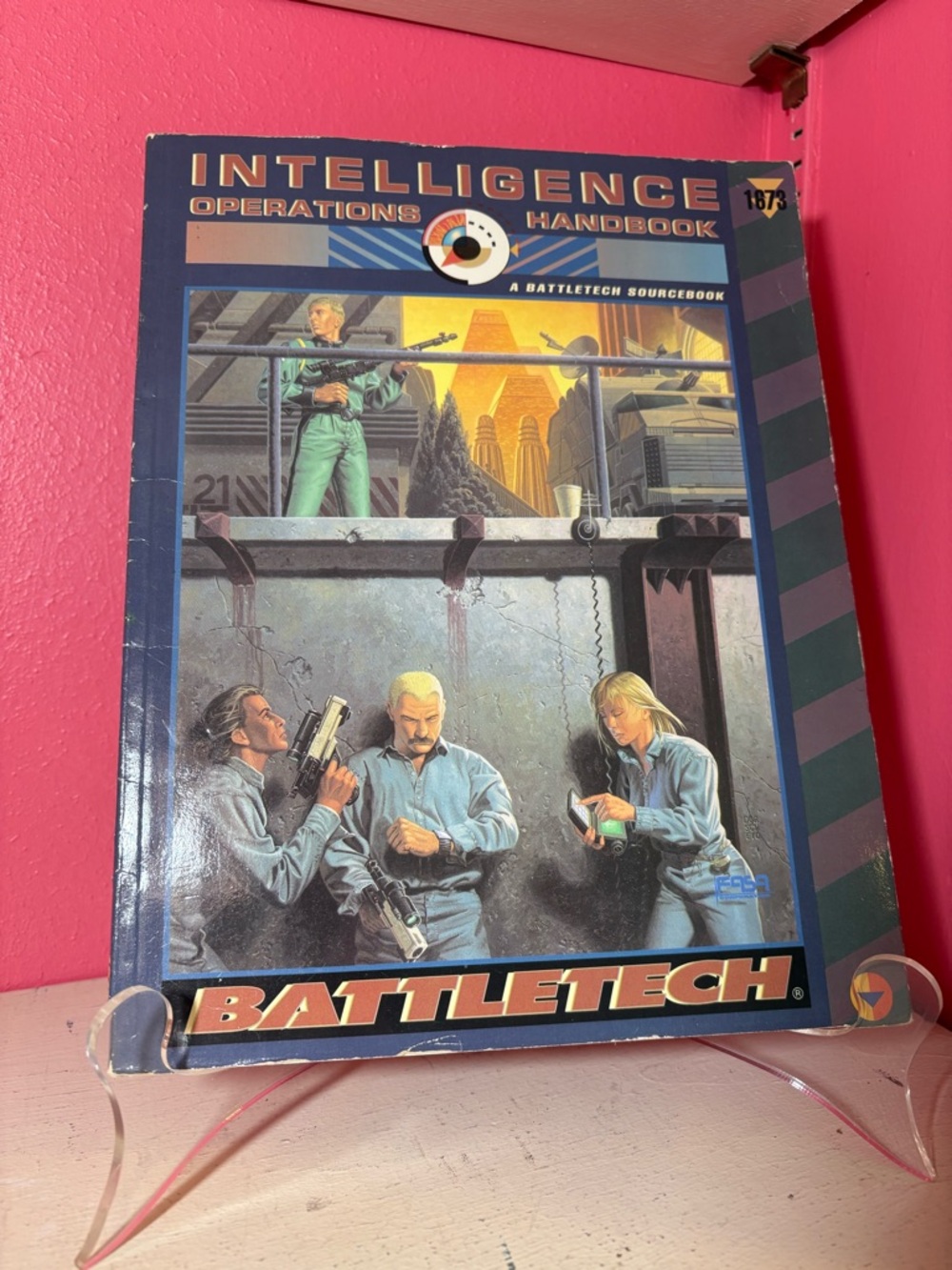 Vintage Battletech & Mechwarrior Intelligence Operations Handbook 1993 Retro GUC